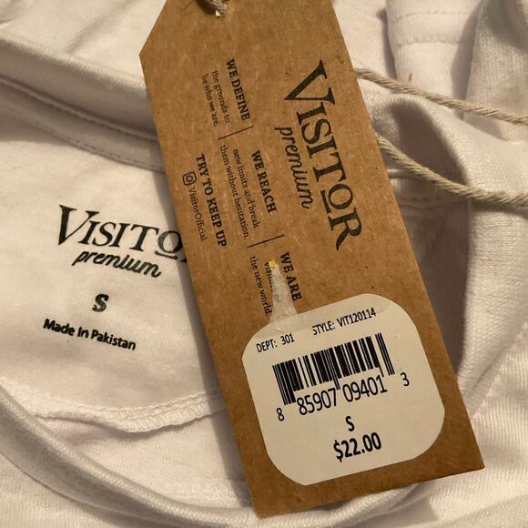 Visitors Premium Mens SMALL “ANOTHER DAY IN PARADISE” Tshirt - Picture 4 of 4